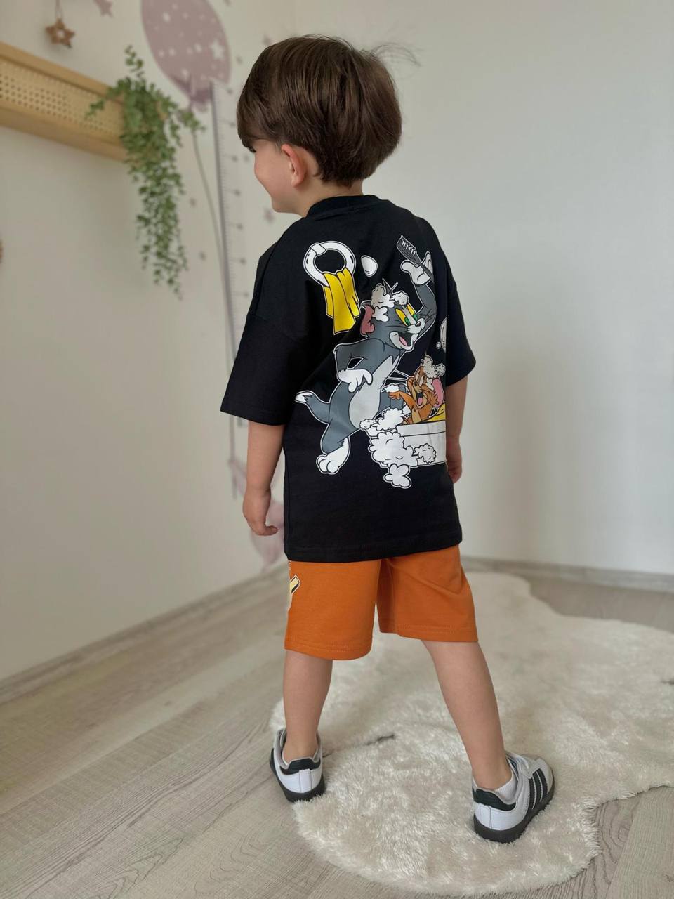 Ensemble Garçon Noir Tom and Jerry