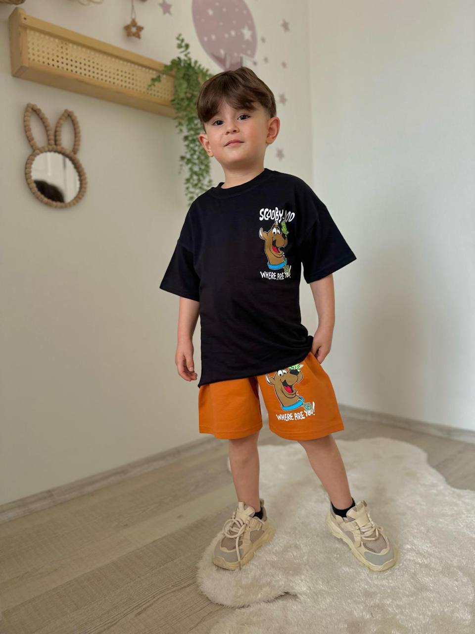 Ensemble Garçon Noir Scooby-Doo