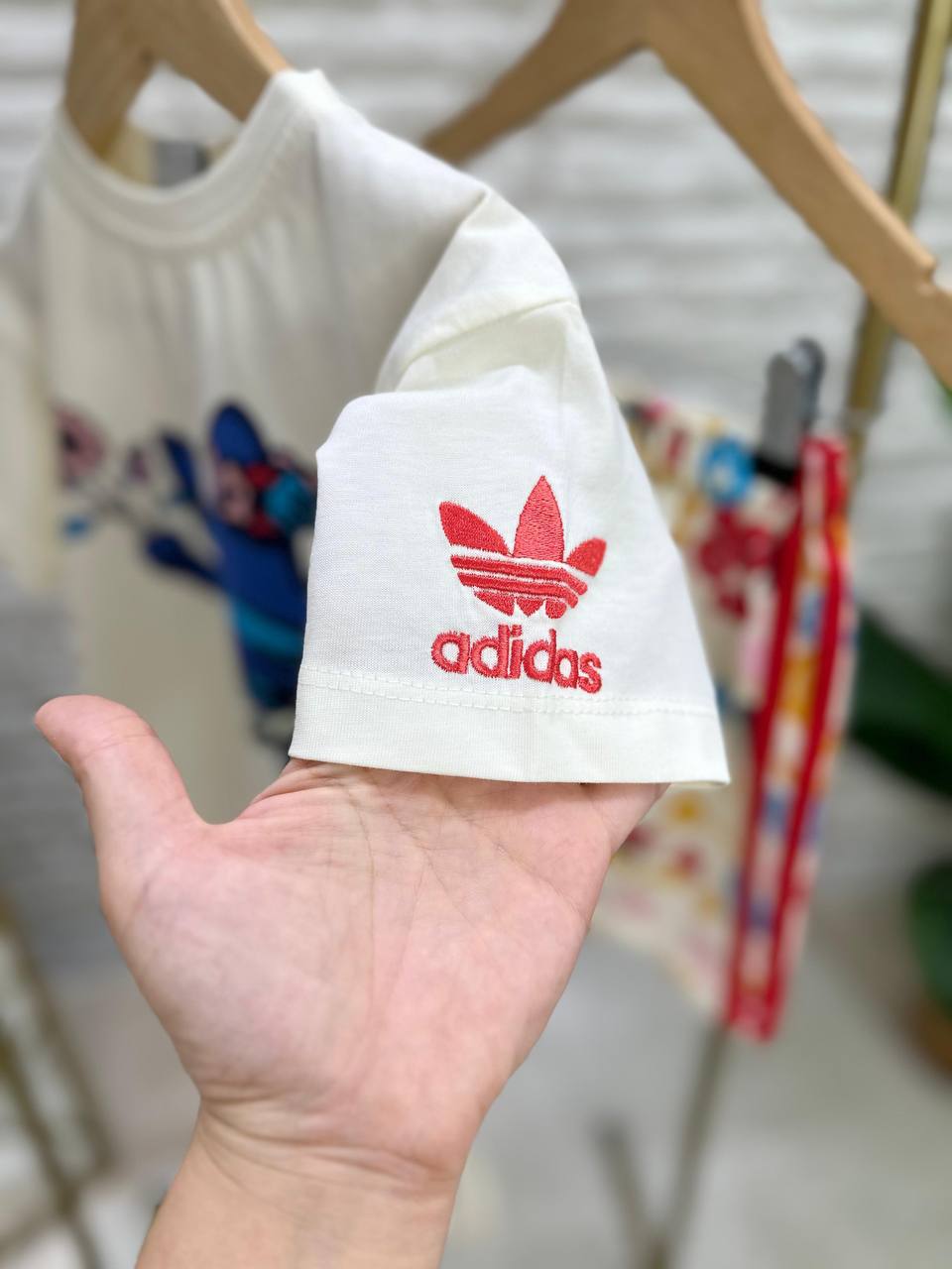 Ensemble Adidas Blanc cassé