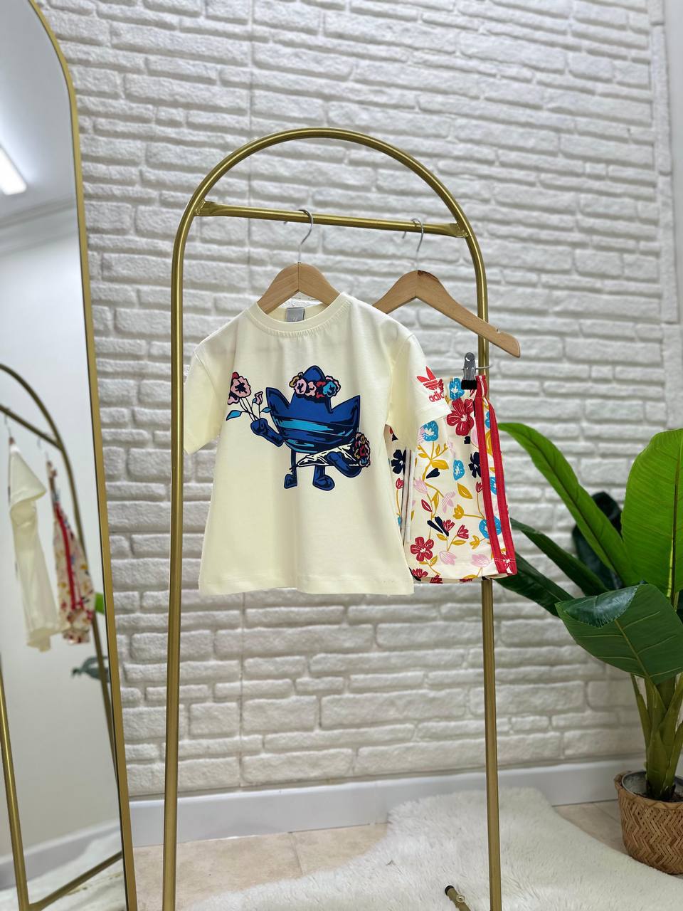Ensemble Adidas Blanc cassé