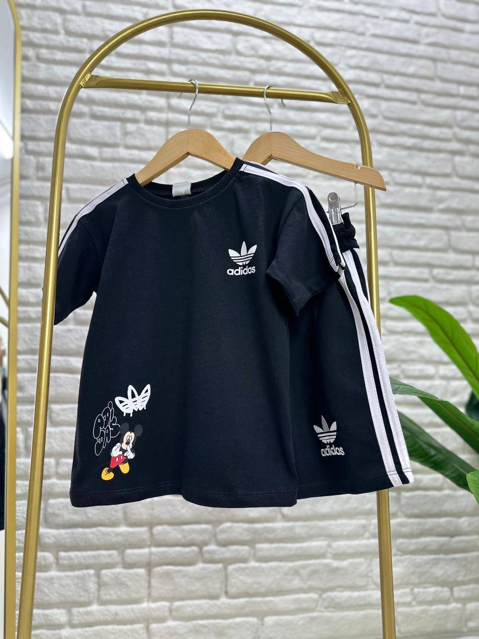 Ensemble Garçon Noir Adidas