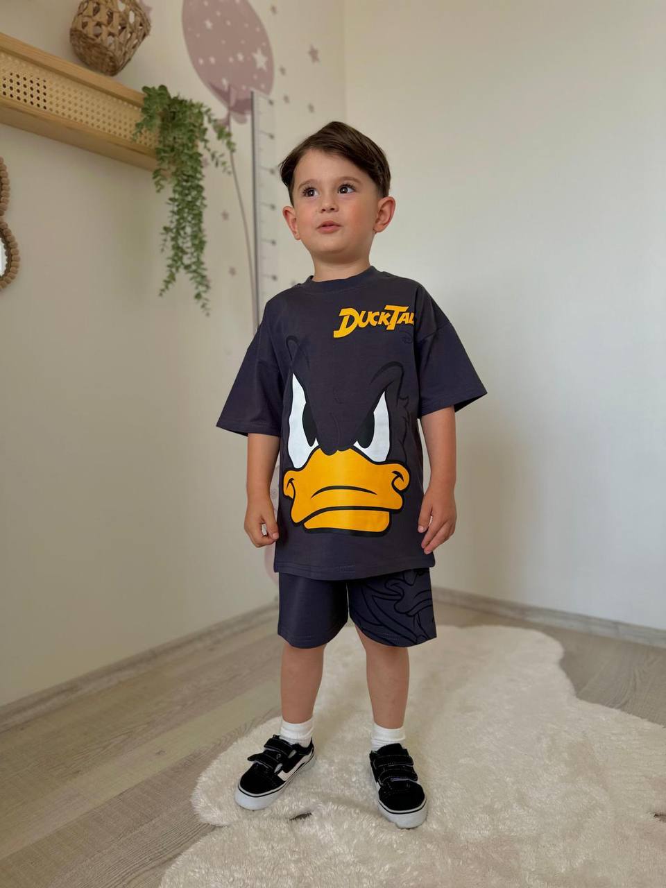 Ensemble Garçon Noir Ducktales